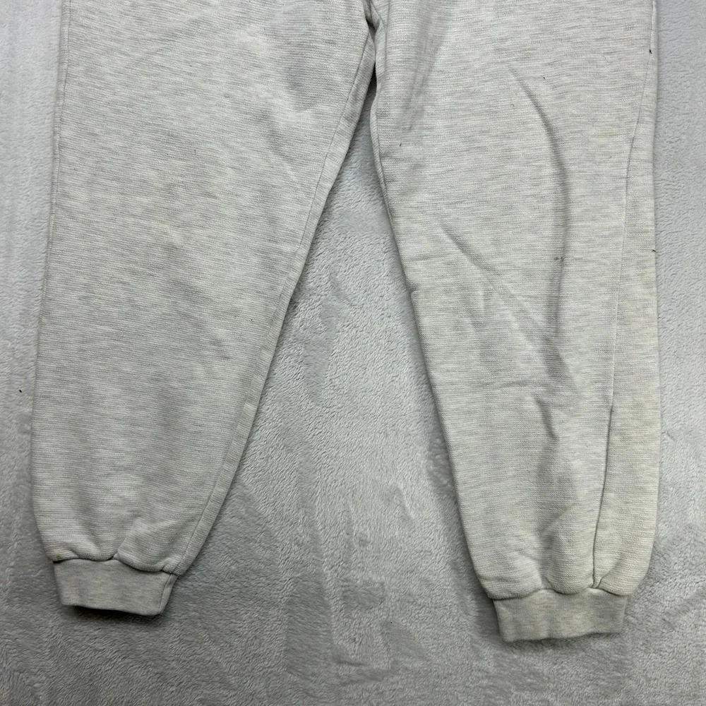 Adidas‎ Heather Grey Sweatpants Men's Heather Grey Elastic Waist Jogger Y2K - XL